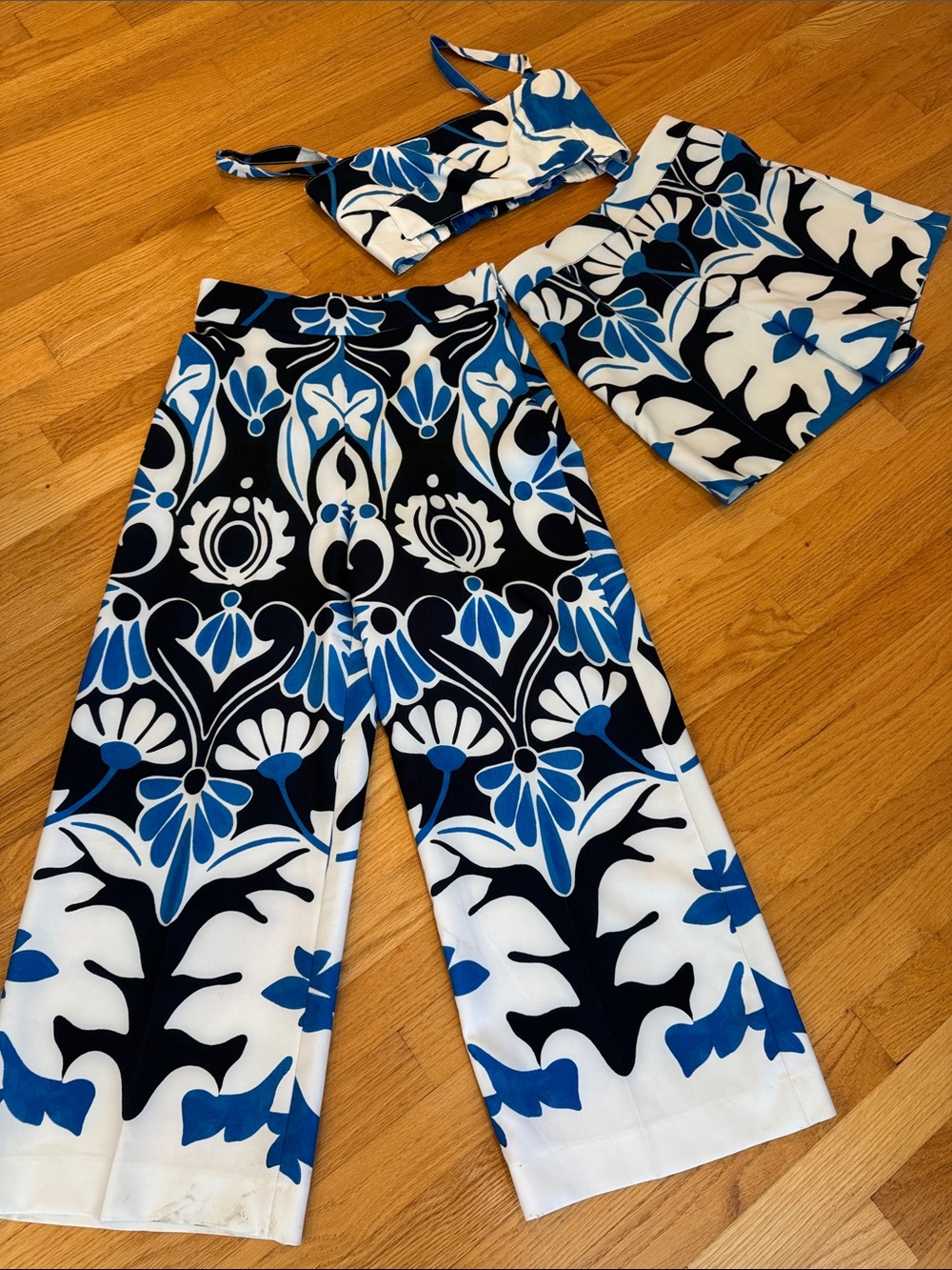 3piece print halter set